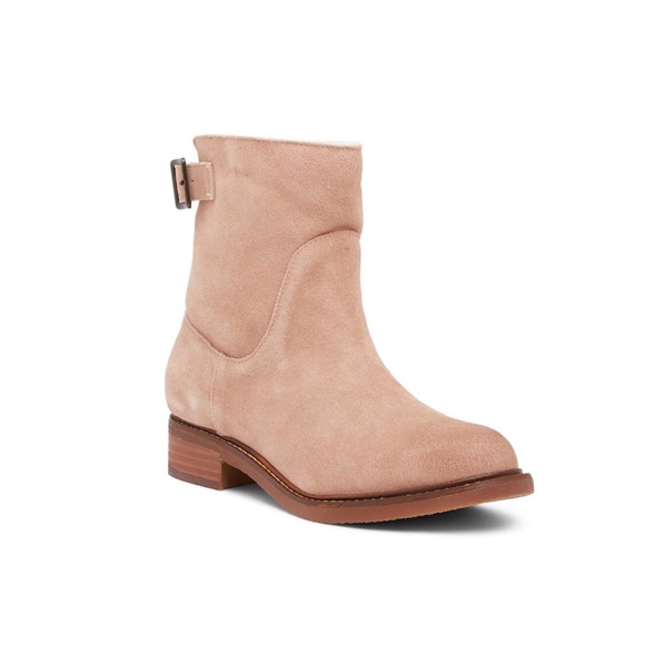 Brooklyn Clay Faux Shear Lined Suede Boot - Picture 3 of 5